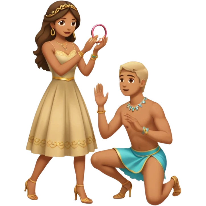 🧎‍♂️‍➡️💍💃 emoji