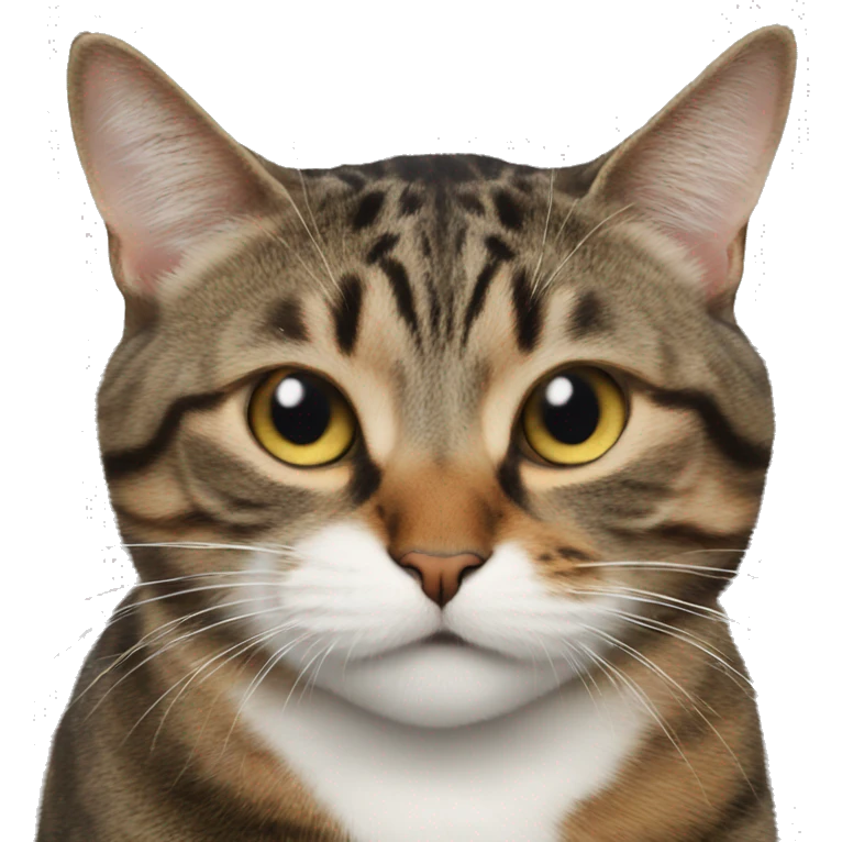 The cat is snuffling emoji