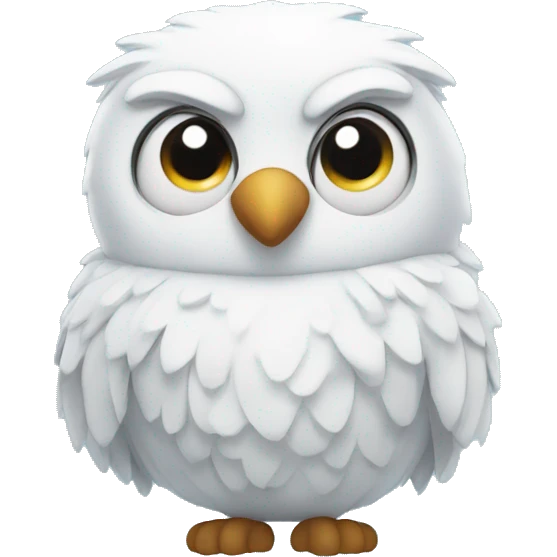 Snowowl smiling emoji
