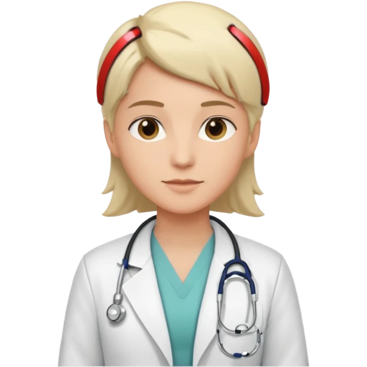 androgynous medium tone skin physician emoji