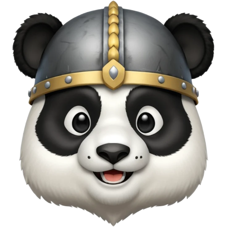 Panda Bear viking emoji