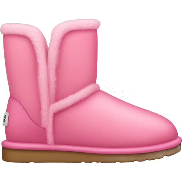 pink ugg boots emoji