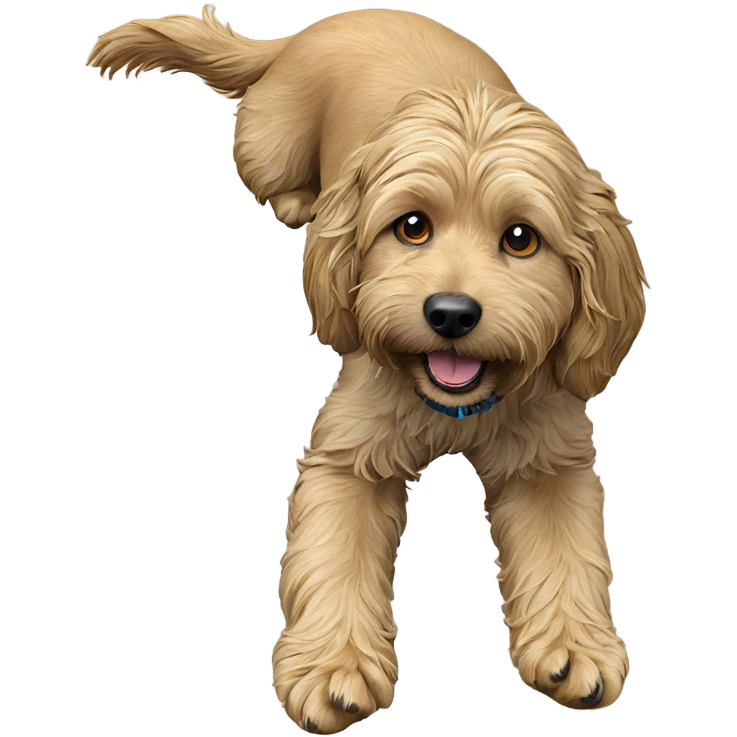 realistic dog portrait solo emoji