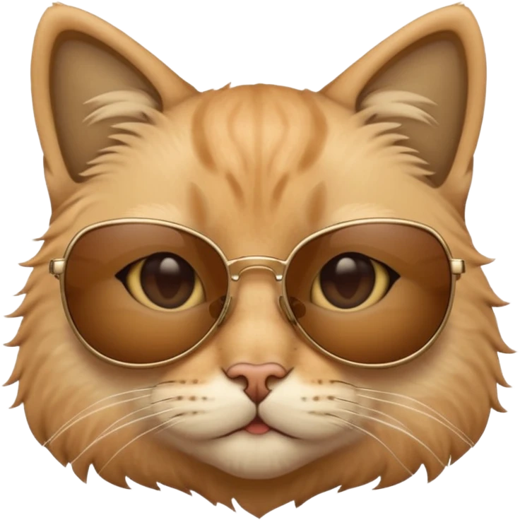 Cat wearing sunglasses emoji