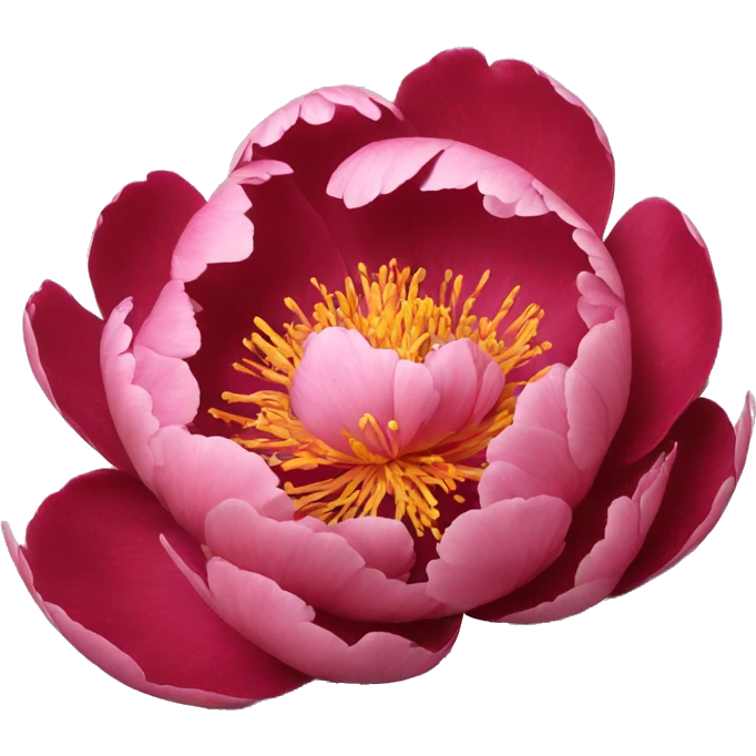 Peony red emoji