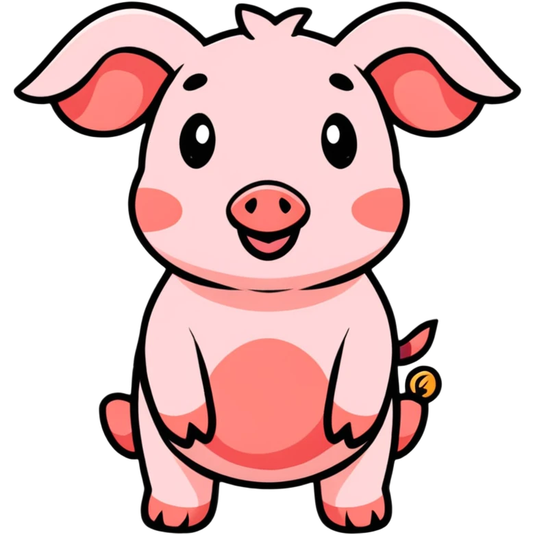 Piglet from Winnie the Pooh emoji