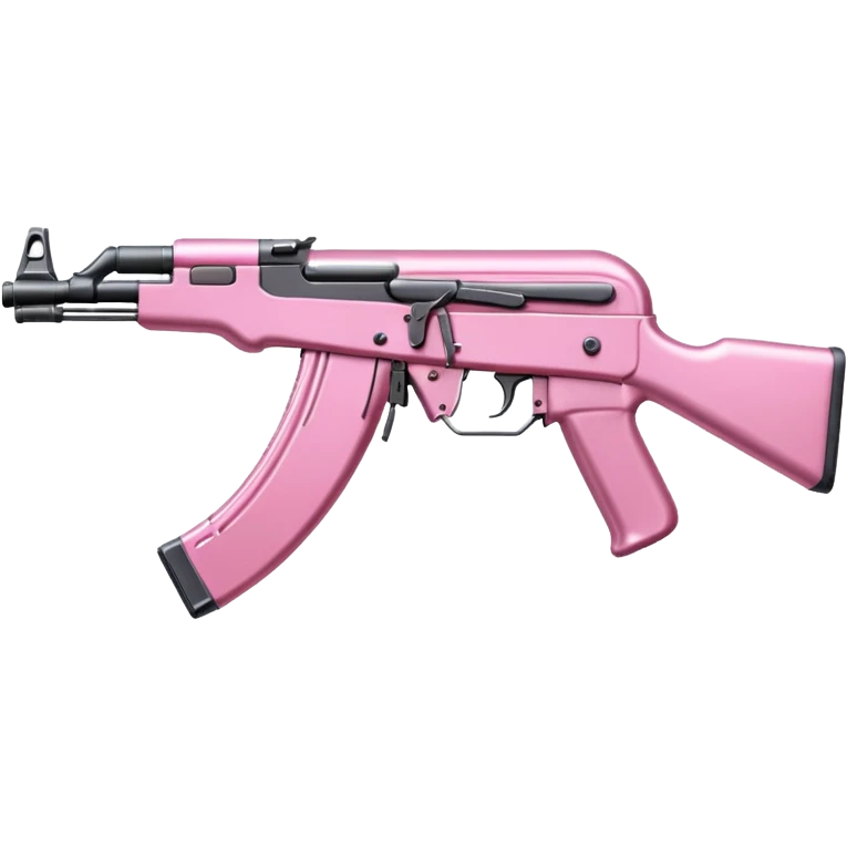 Pretty pink ak47 emoji