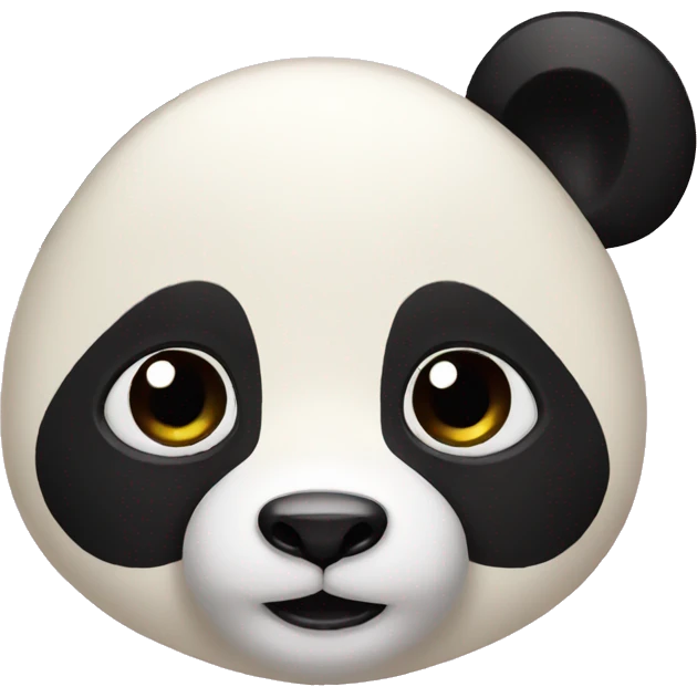 Panda cream emoji