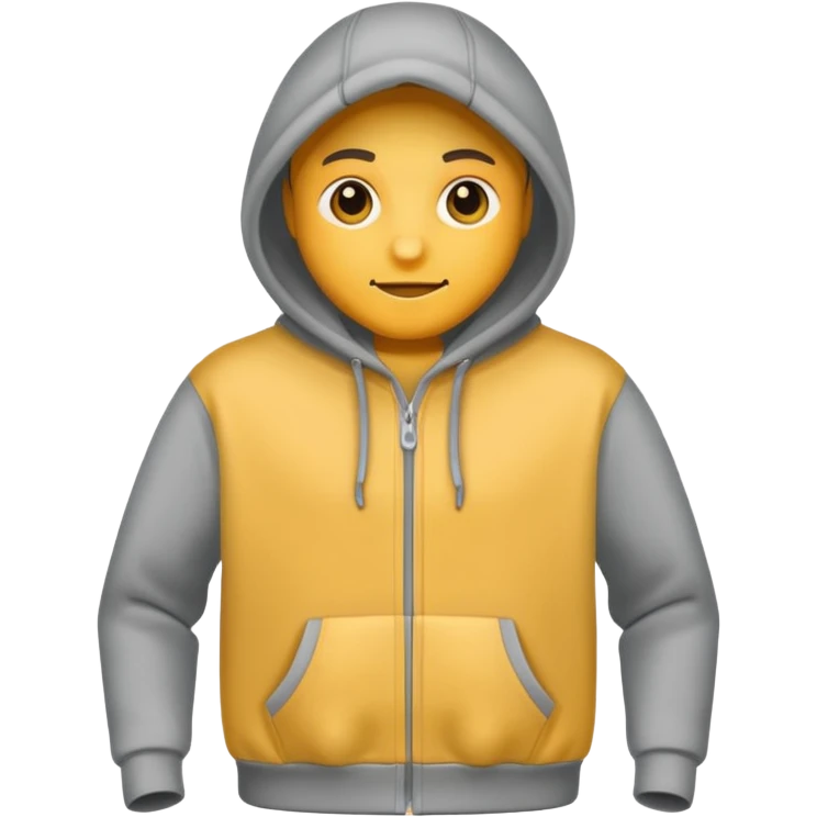 simple hoodie emoji