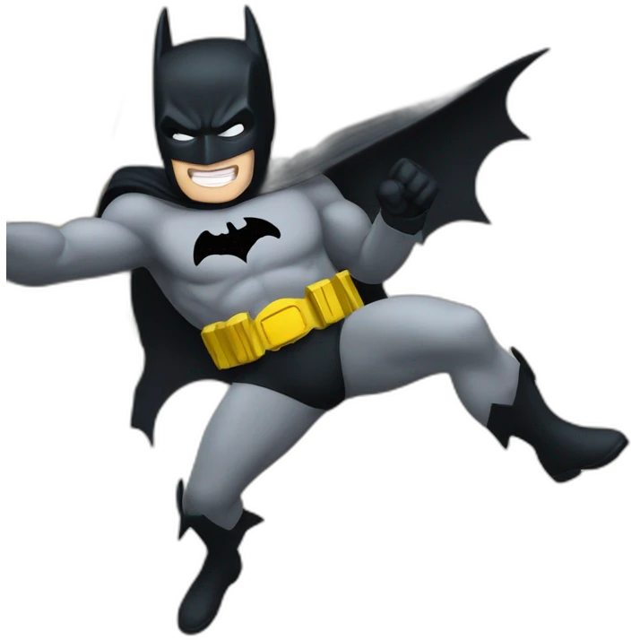 batman jummping off a cliff emoji