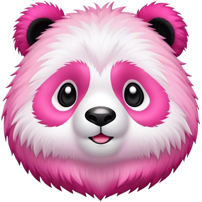 Pink panda  emoji