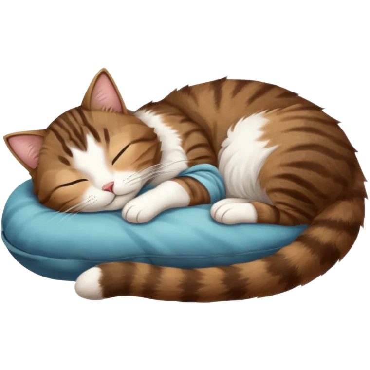 dark brown tabby and white cat sleeping in funny positions upside down emoji