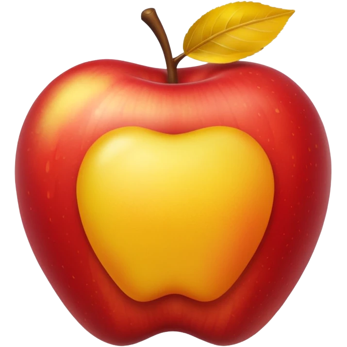 apple gala royal some yellow blush emoji