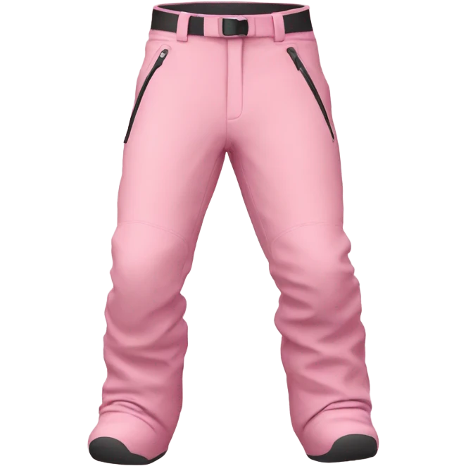 ski pants soft pink emoji