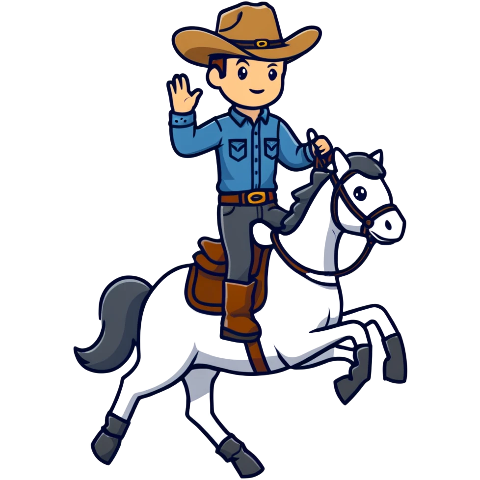 Estilo country western emoji