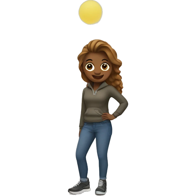 girlfriend on a mountain  emoji