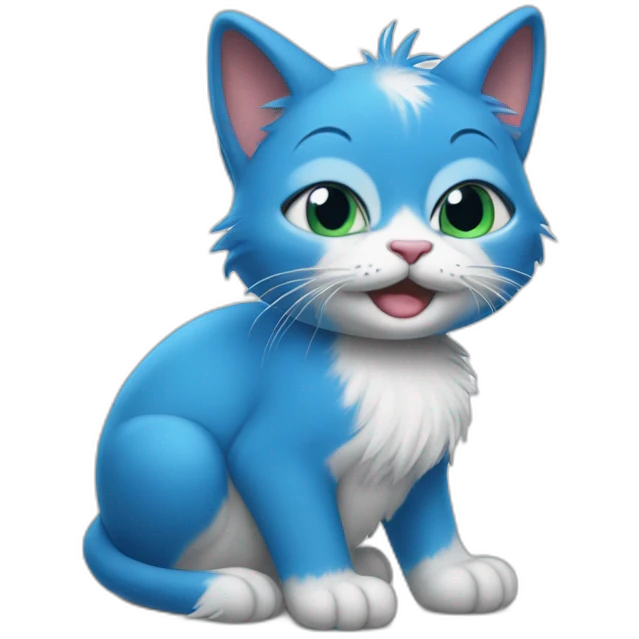 smurf cat emoji