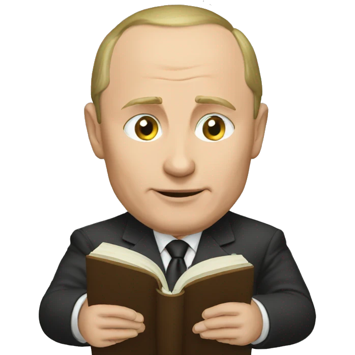 putin read book emoji
