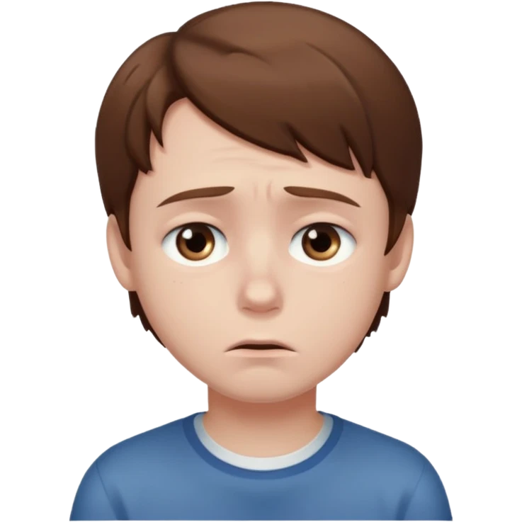 Sad boy emoji