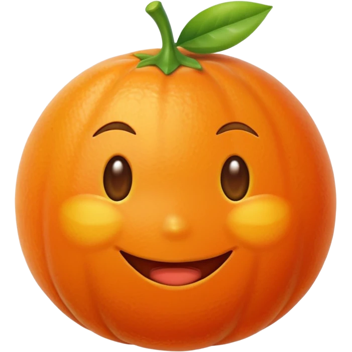 весела мандаринка emoji