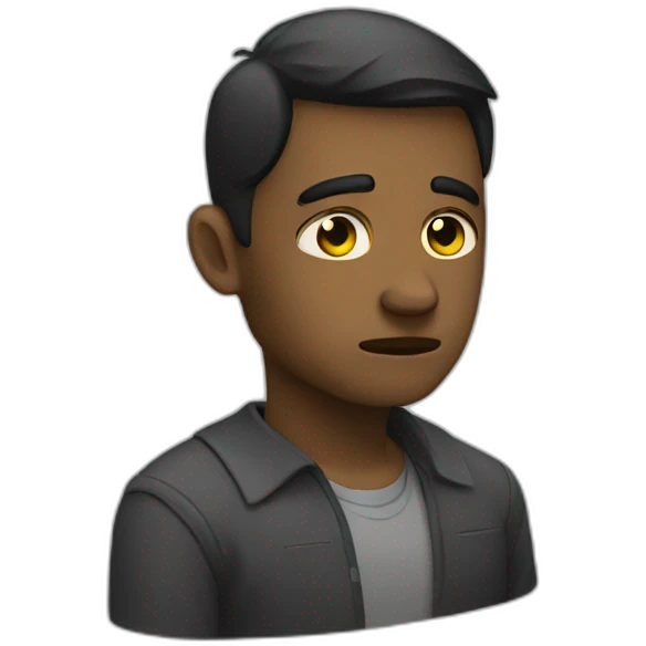 sad trader emoji
