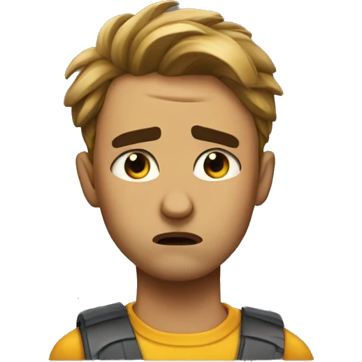 dissapointed me emoji