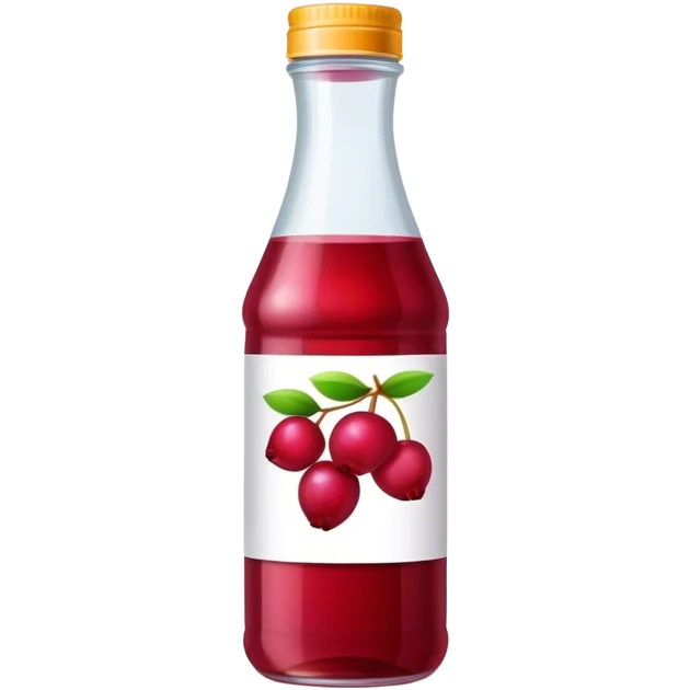 Bottle cranberry juice emoji