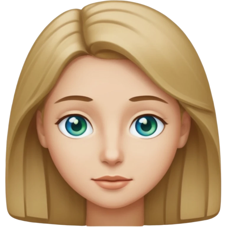 dark blond whit blue/green eys emoji