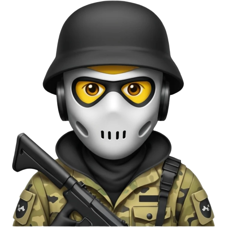 Bir cod ghostun elinde  silah olsun emoji