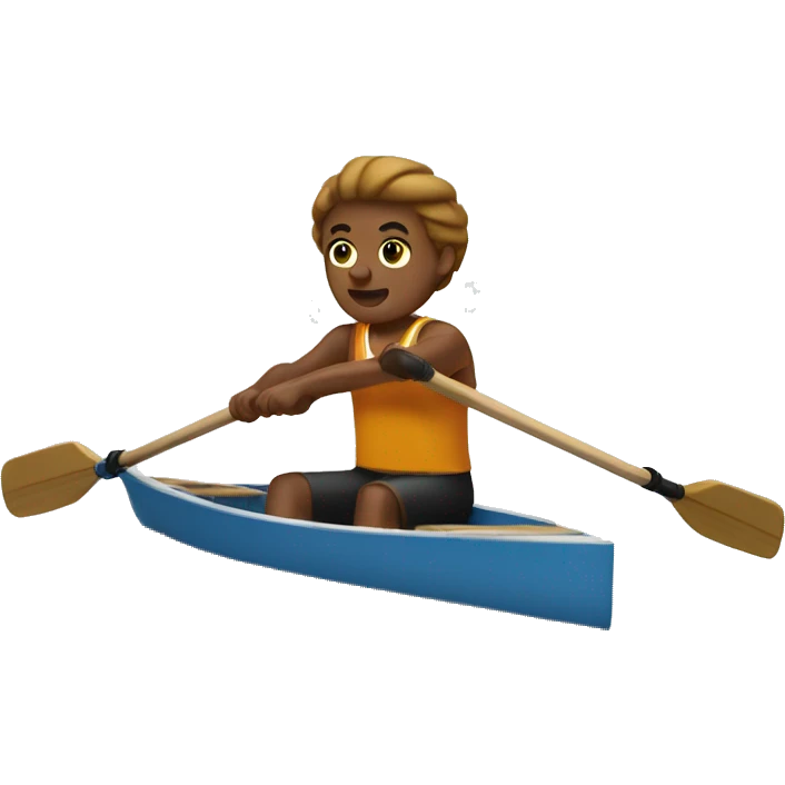 rowing in caramel here emoji