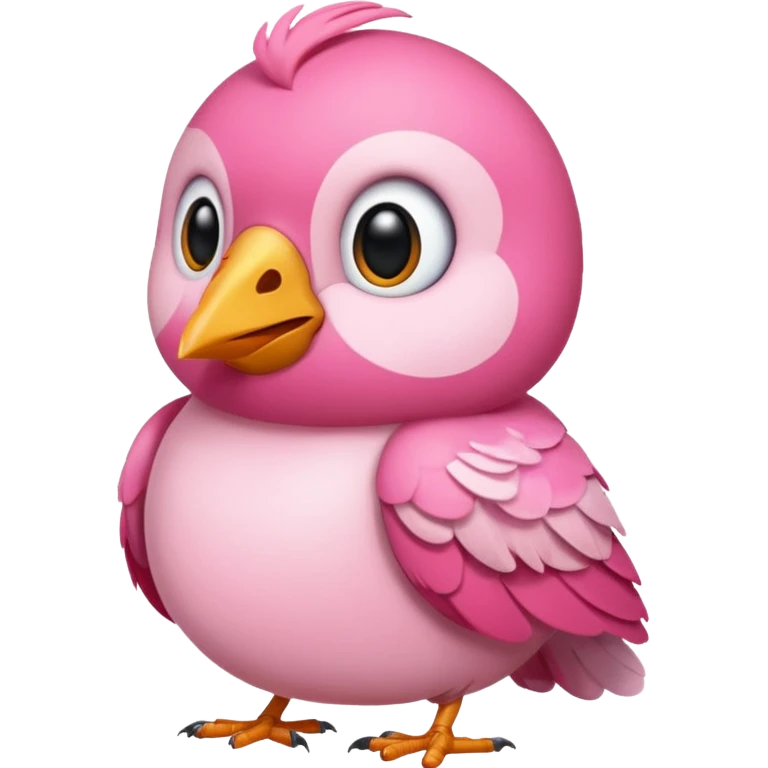 pink bird emoji