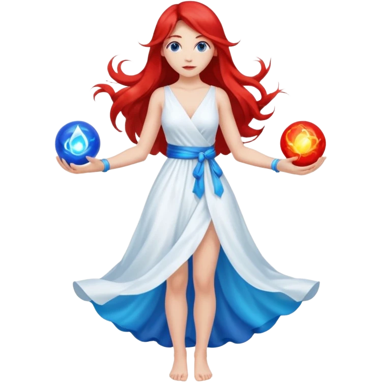 14 старший аркан - Помірність. Це буде жінка в повний зріст, що тримає в руках два шари енергії - холодну і гарячу. І ці енергії змішуються  emoji