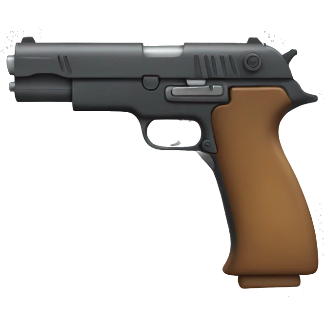 Una pistola con mira emoji