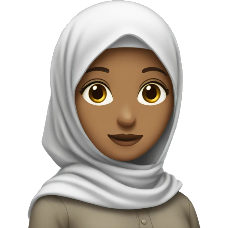 a girl with hijab code emoji