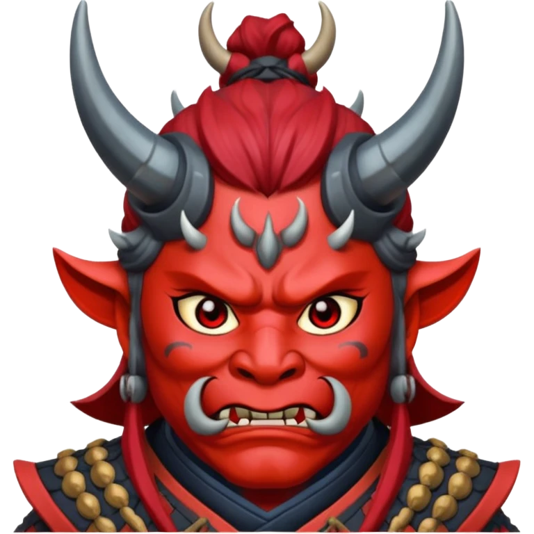 samurai oni emoji