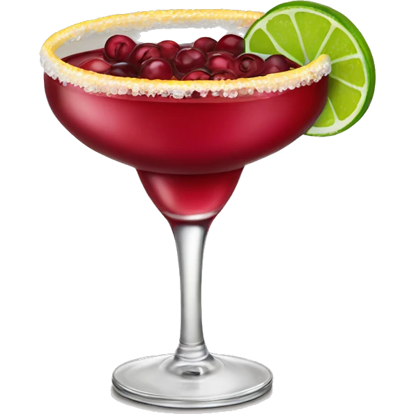 Cranberry Margarita  emoji