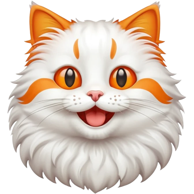 Happy cat emoji