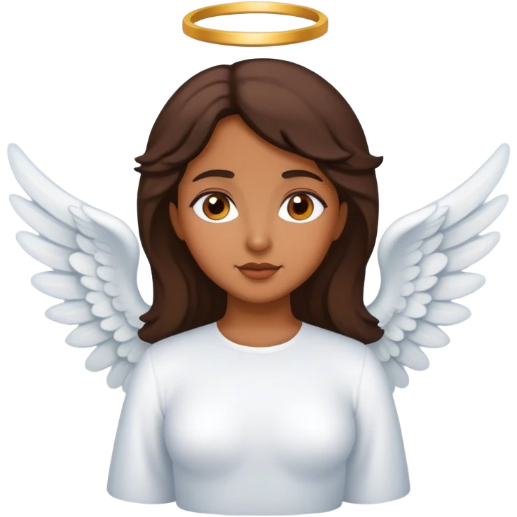 Short Latino woman Angel  emoji