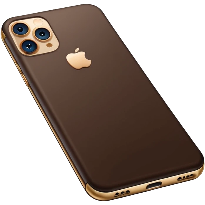 iphone 15 pro color  creamy and dark brown emoji