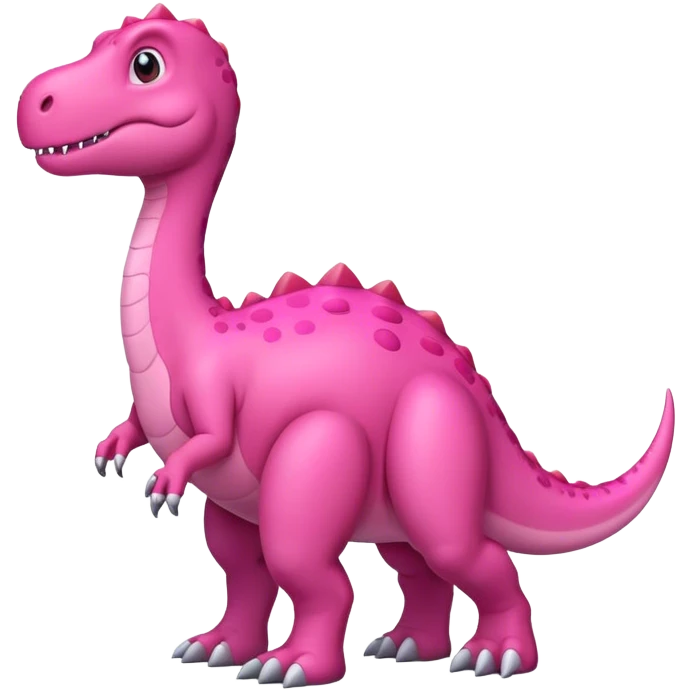 Pink dinosaur emoji