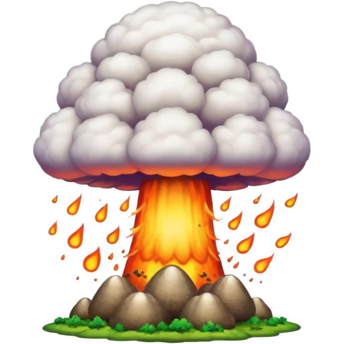 nuclear explosion emoji
