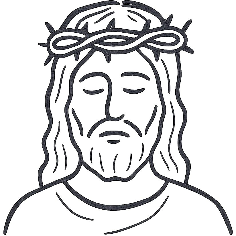 Jesus crown icon emoji
