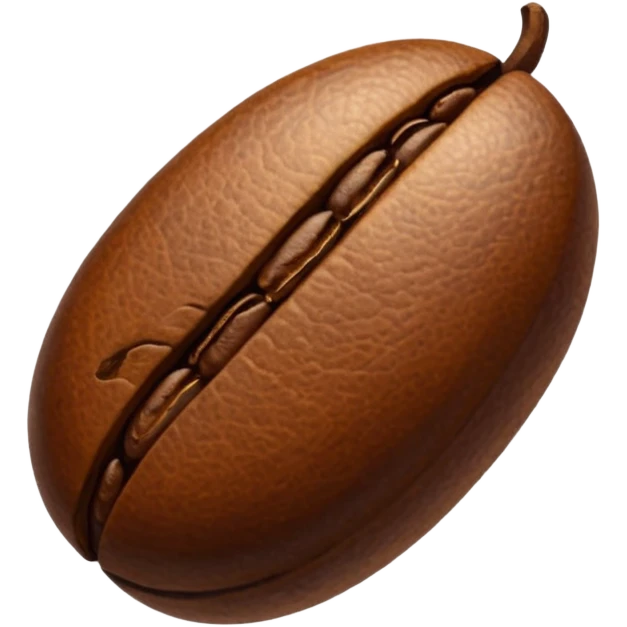 Coffee bean emoji