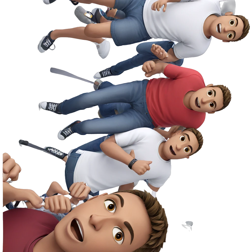 boys in casual outfits emoji