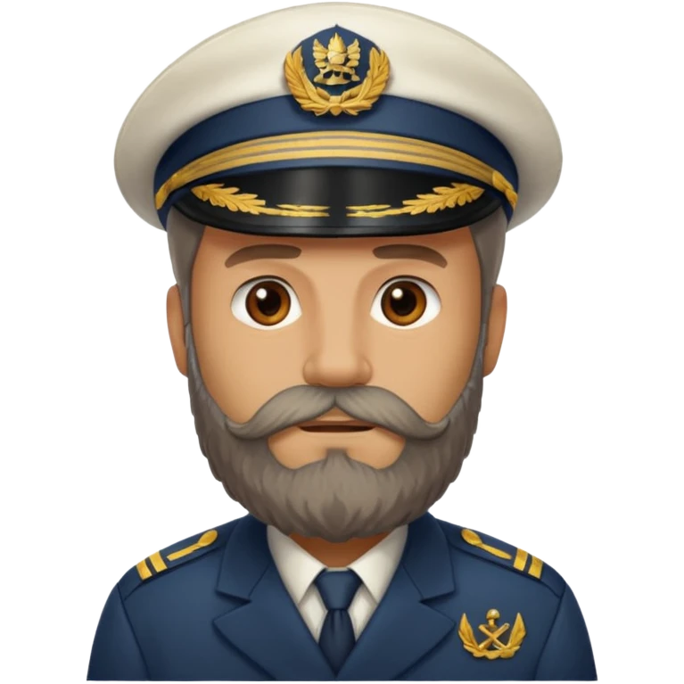 ship captain bearded emoji