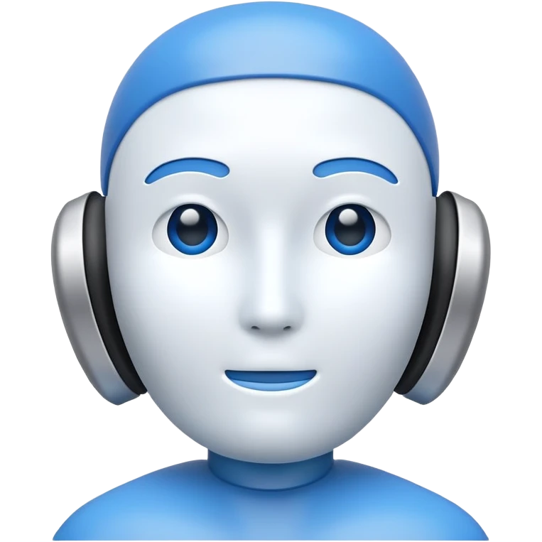 blue test dummy emoji