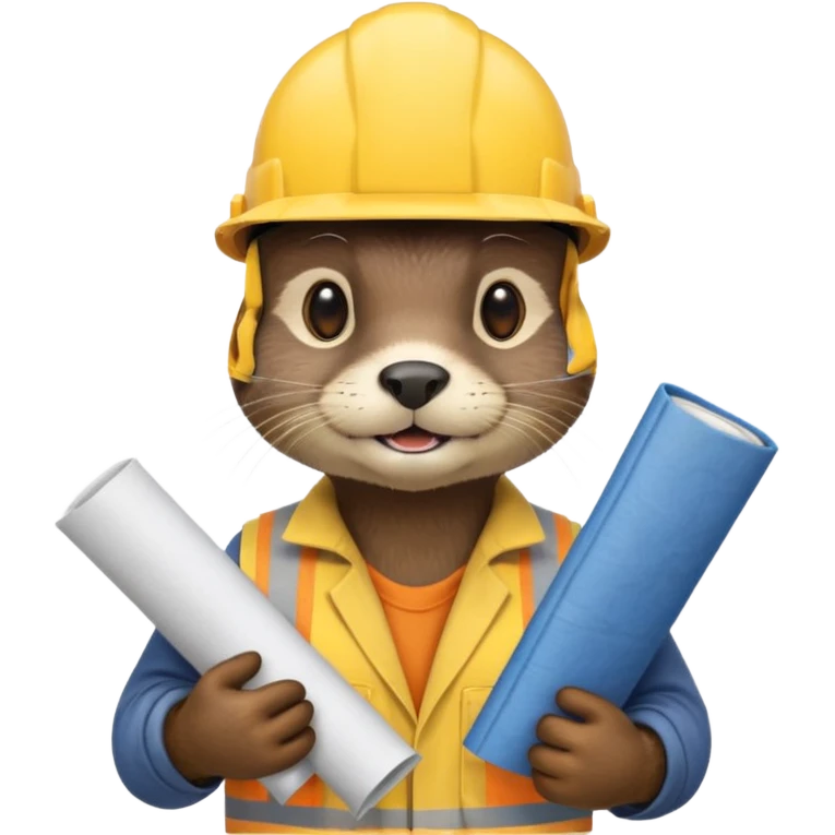 coastal engineer otter  emoji