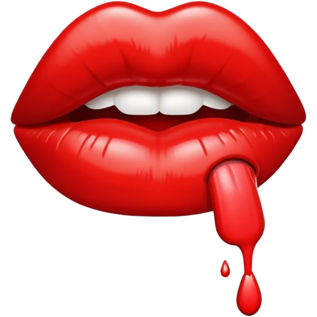 red kiss emoji