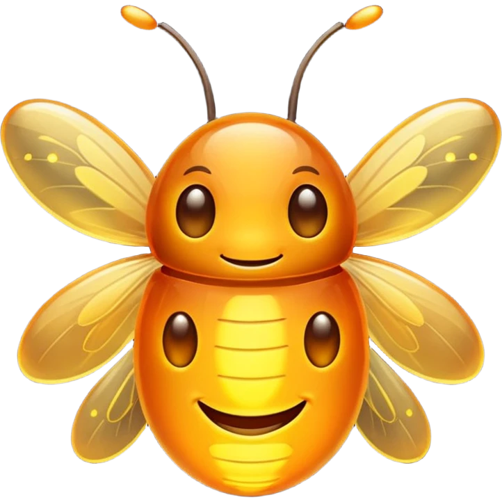 smiling firefly emoji