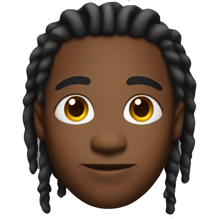 Black guy with dreads  emoji